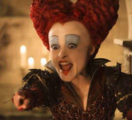 Iracebeth, the Red Queen (Helena Bonham Carter) returns in Disney's ALICE THROUGH THE LOOKING GLASS, an all-new adventure featuring the unforgettable characters from Lewis Carroll's beloved stories.